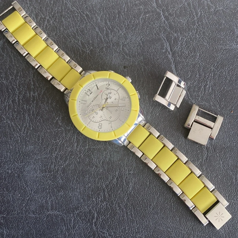 Isaac Mizrahi Live! SoHo soft touch link watch - Picture 3 of 7